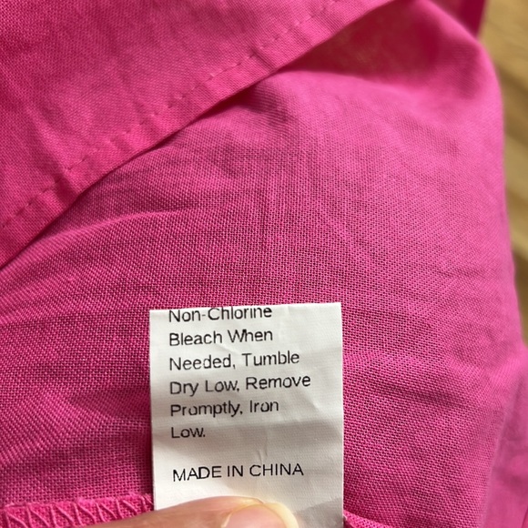 SHEIN Plunging Neck Ruffle Trim Bow Tie Front Top size L - Picture 14 of 14